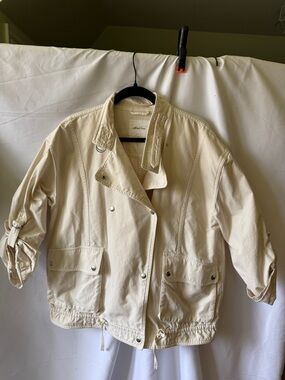 Aritzia Wilfred Cream Utility Jacket